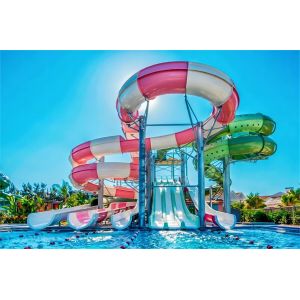 Outdoor Water Park Equip Pool Tube Fiberglass Water Slides