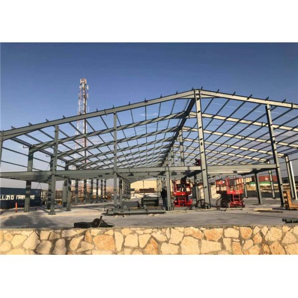 Easy Assembled Prefab Metal Storage Buildings , Steel Warehouse Buildings