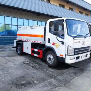 FAW Fuel Truck 4*2 5CBM Mobile Fuel Truck Low Price Oil Tanker Truck Hot Selling