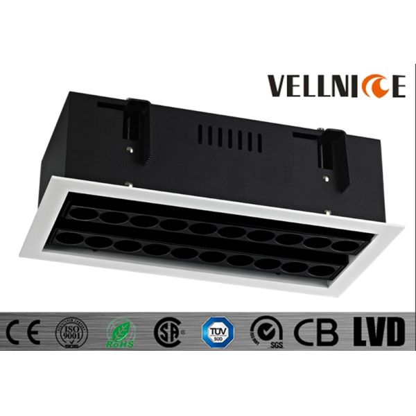 High Efficiency LED Recessed Downlight 700mA Aluminum Molded Spring Install