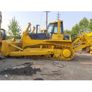 High Efficiency Heavy Bulldozer Komatsu D155ax-5, Used Wonderful Condition