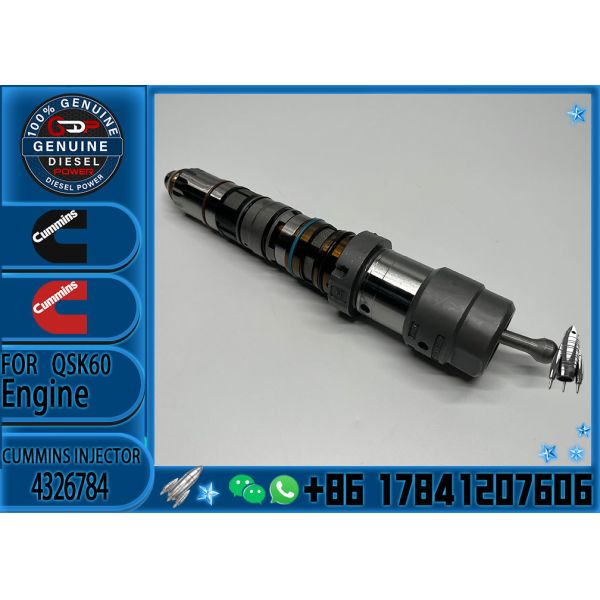 Genuine QSK60 QSK45 Engine Fuel Injector 4954374 4326784 4326781 for Cummins