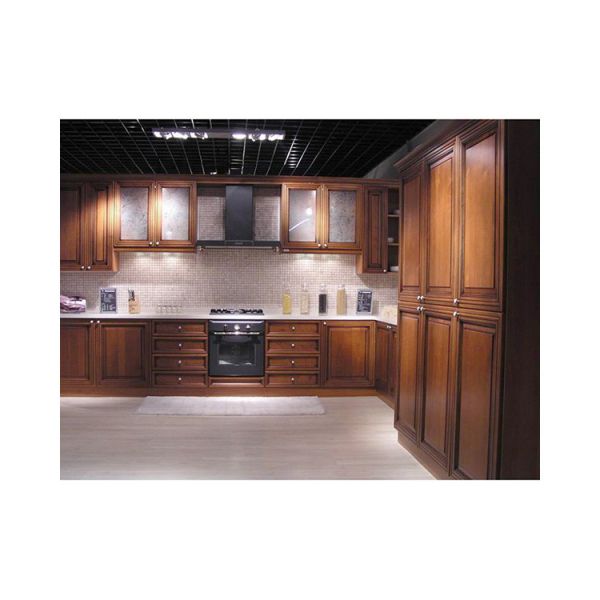 Buy Kitchen Furniture Modern Design Solid Wooden Cabinet at wholesale prices