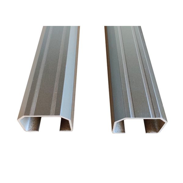 Buy Powder Coated Aluminum Sliding Door Track , C Aluminium Profile Easy Installation at wholesale prices