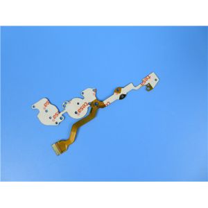 Dual Layer Flexible Printed Circuit PCB (FPC) Built on Polyimide With Stiffener