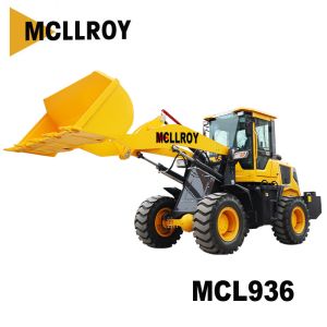 Mini Front End 2.5 Ton Wheel Loader Articulated Frame