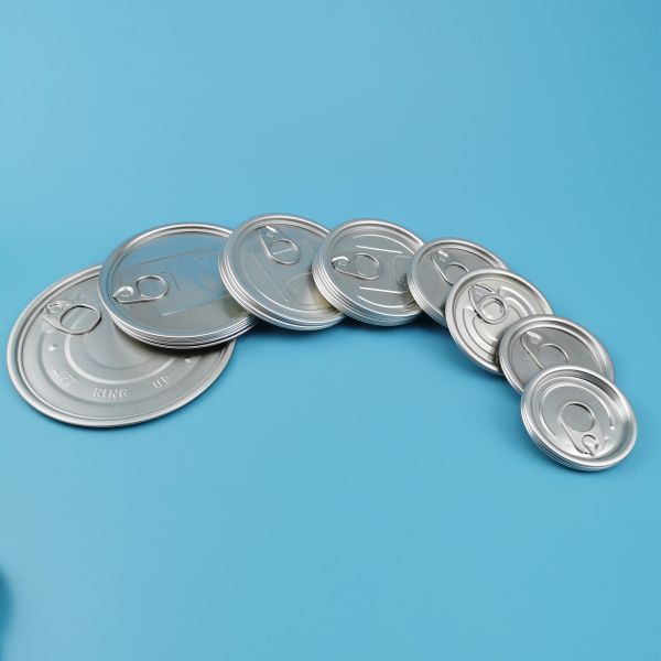 Buy Ardboard Tube Aluminum EOE 126.5mm Tin Can Lids at wholesale prices