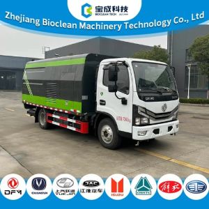 Quality 7.36TONS 2300L Guardrail Road Cleaning Truck 184hp Efficient Cleaning for sale