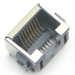 rj45 8p8c boardcut smt smt ethernet connector with shielded modular jack right