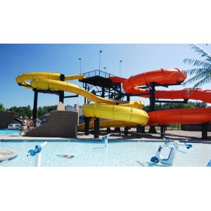 Commercial Amusment Park Rides Fiberglass Water Slide