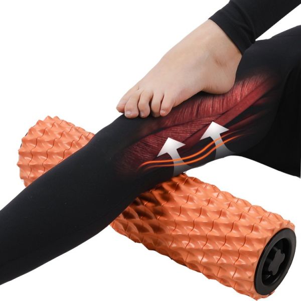 Buy USB Rechargeable Trigger Point Vibrating Foam Roller Electric 29×11cm at wholesale prices