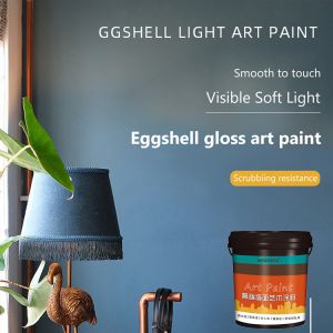 20KG/BUCKET Smell Low Glossy Matte Flat Latex House Acrylic Eggshell Interior