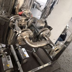 5.6kw Continuous Flow Horizontal Film Evaporator