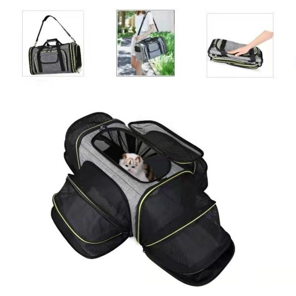Buy Portable Expandable Soft Sided Pet Carrier at wholesale prices