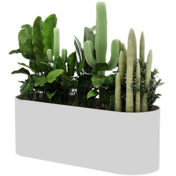 Modern decoration outdoor planters custom white flower pots