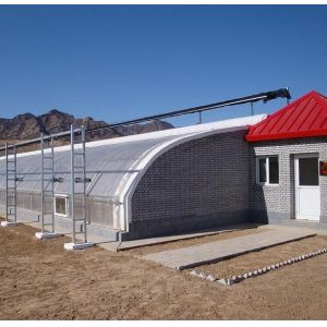 China 20GP 40GP 40HC Span Multi PE Film Plastic Agriculture Greenhouse Kit for Multi-Span on sale