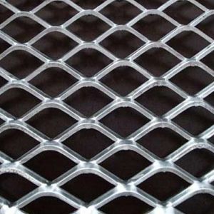 Diamond Hole Expanded Aluminium Mesh , Square Expanded Metal Anodise Surface