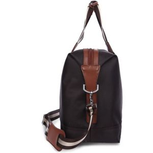 Personalized Luxury Travel Duffel Bags for Men with Leather Handles