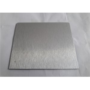 Width Customized Brushed Aluminum Plate Installation Convenient Recycled