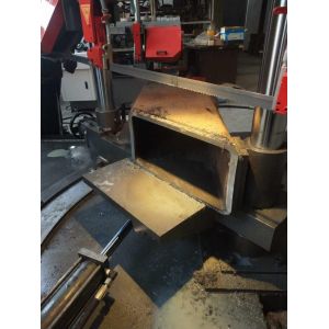 Cutting Steel Channel 45 Degree Angle Cut Automatic Bandsaw Machine