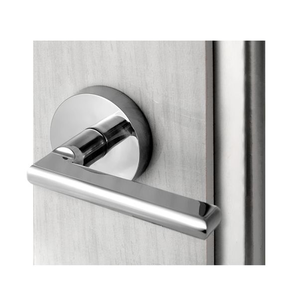 Chrome Tubular Locks 60mm or 70mm Backset For Bathroom Doors Zinc Alloy