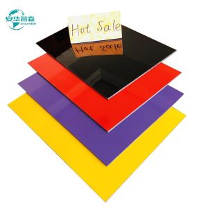 6mm Acp Glossy External House Cladding Brushed Aluminum Acm 1220mm