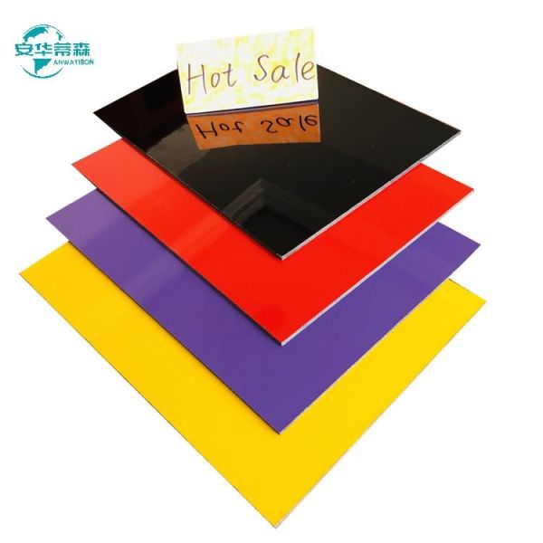 Buy 6mm Acp Glossy External House Cladding Brushed Aluminum Acm 1220mm at wholesale prices