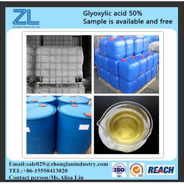 Buy CAS NO.:298-12-4,glyoxylic acid 50% for hair treatment at wholesale prices