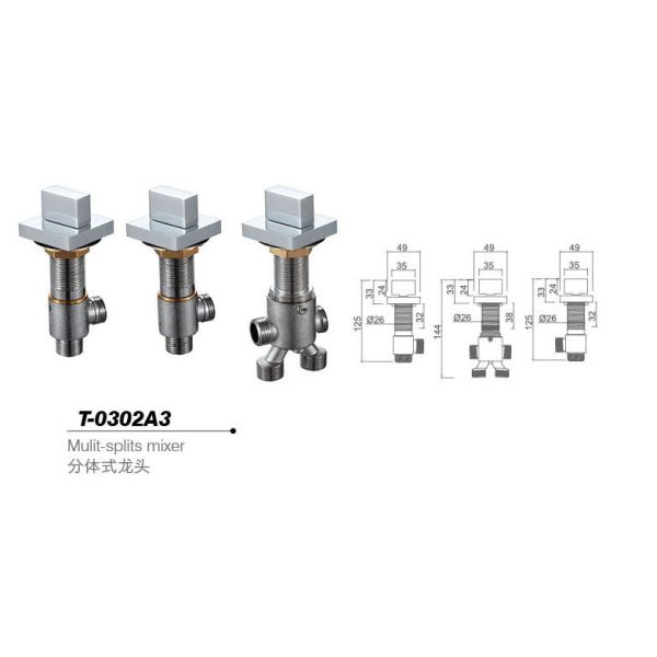 Bathtub mixer,Faucet,T-0302A3