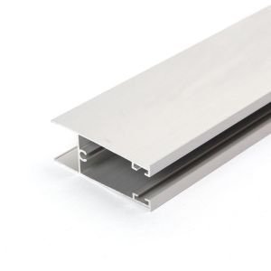 Silver Anodized 6m 0.8mm Aluminum Door Frame Extrusions