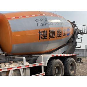 Hydraulic Pump Used Concrete Mixer Truck , 8cbm 10cbm Used Cement Mixer Truck