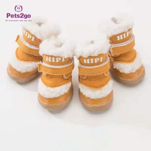 5 pounds Suede Thickened Cotton Pet Shoes For Dogs