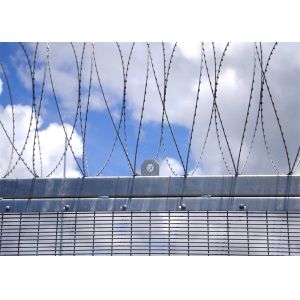 Powder Spray 4mm wire diameter ClearVu 358 mesh fence