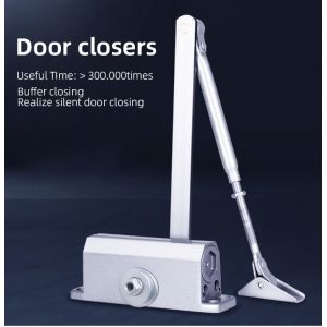 Max door weight 45-65kg Aluminum Alloy auto sliding door closer ferme porte