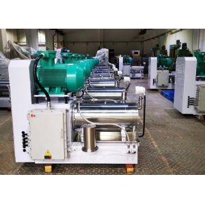 22KW Horizontal Bead Mill For Cocoa Butter Substitute Higher Efficiency