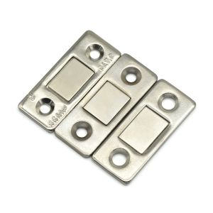 Home Office And Shop Magnetic Door Catch Latch Silver