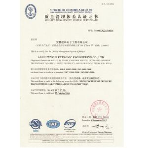 Hefei WNK Smart Technology Co.,Ltd Certifications