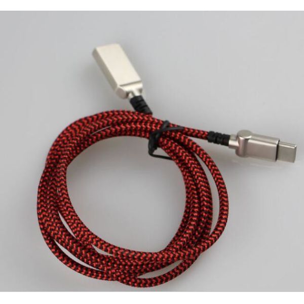 Buy Type C Led Sync Mobile USB Cable High Speed Data Transfer Red Color High Power at wholesale prices