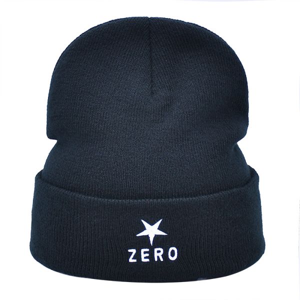 Buy OEM Polyester 58CM Knit Beanie Hats With Custom Embroidery logo at wholesale prices
