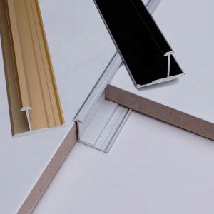 Polished H Shape 20mm Aluminium Tile Trim Stripes Profile