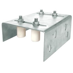 JNK Adjustable Bracket Guide Roller With 1/2" Bolt Dual Nylon Rollers