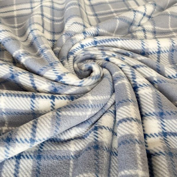 Buy Polyester Classic Plaid Printed Super Soft Fabric For Shoes Clothes Pillowslip at wholesale prices