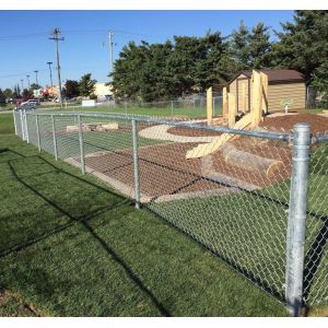 2.1mx10mx50x50mmHot Dipped Galvanized Black Chain Link Fence Cost