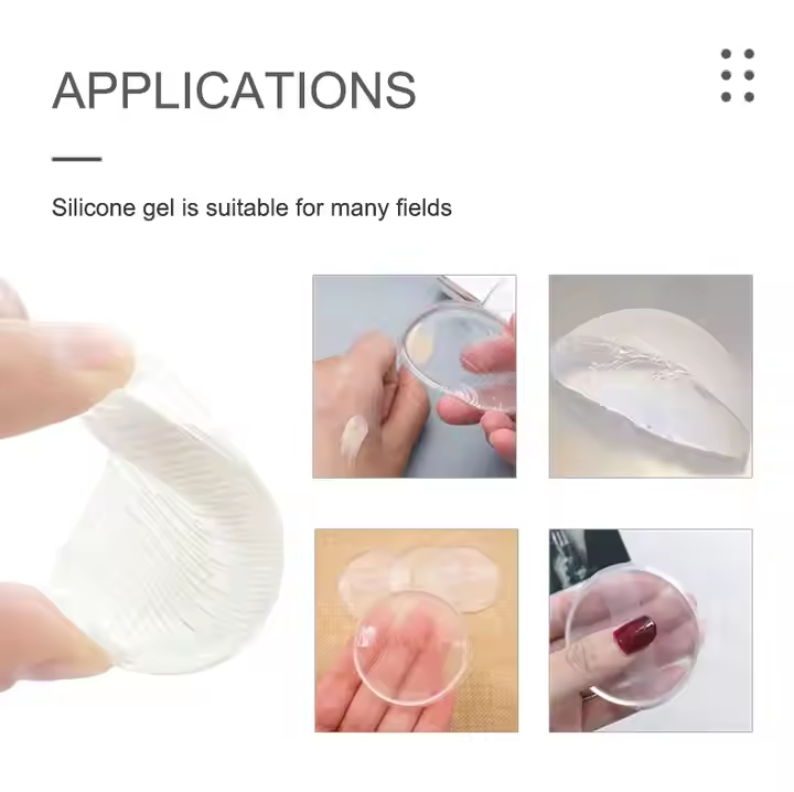 Soft Transparent Squishy Silicone Gel Liquid Elastomer For Scar Anti Fever Patches