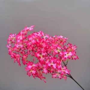 Simulated flower cross, cherry blossom, lilac bouquet, wedding hall flower