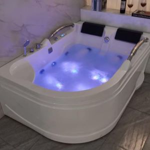 2 Person Acrylic Jacuzzi Bathtubs Whirlpool Outdoor Massage Heated Jetted Tub