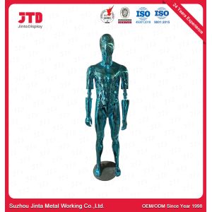 Male And Female Whole Body Mannequins Chrome Plated