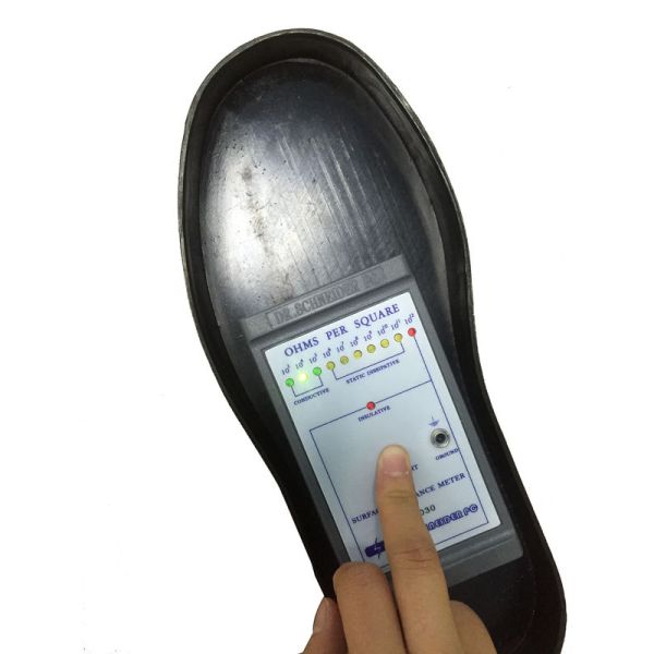 White Grey ESD Safety Shoes Sole Autoclavable High Temp Resistance 121 Degree