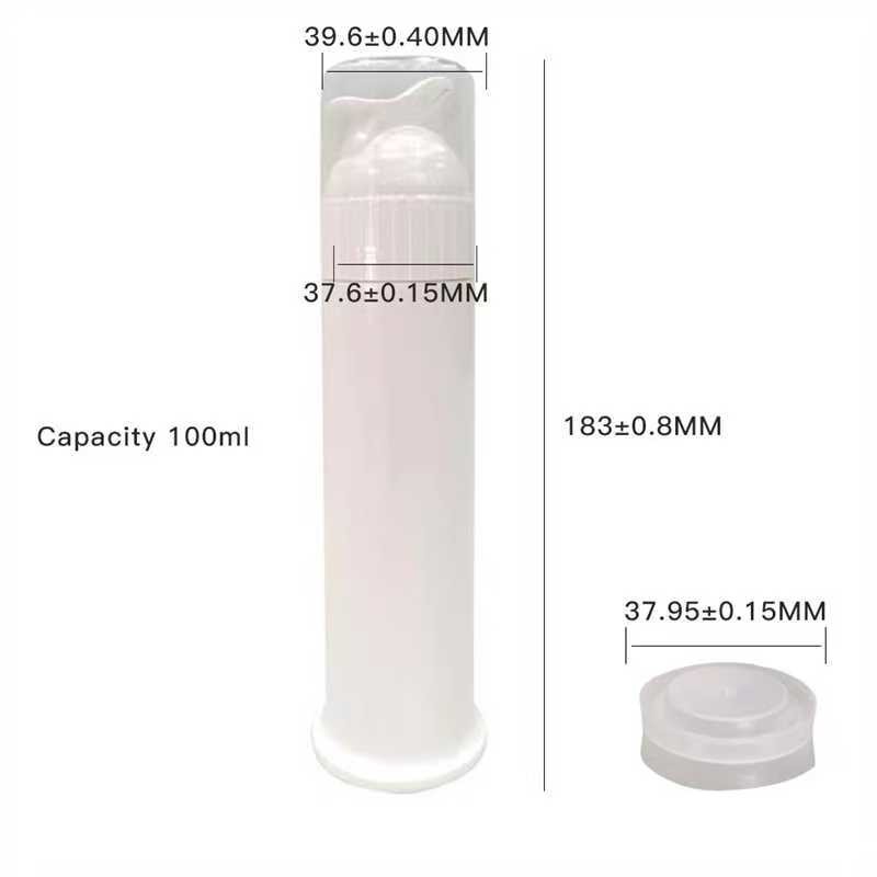 Easy to use Food Grade PP Pump Dispenser Toothpaste Custom Logo Color Available