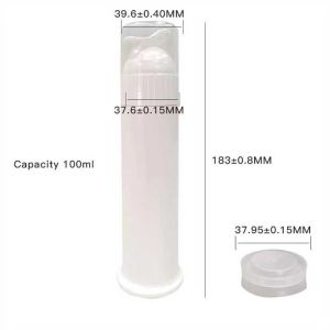 Eco-Friendly 100ml PP Plastic Airless Toothpaste Pump Customizable